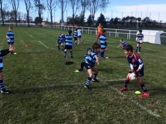 ECOLE DE RUGBY – Premier plateau de la saison chez nous !!!!