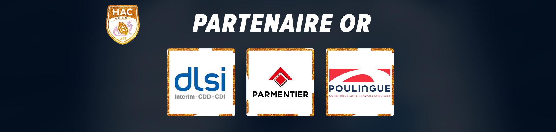 Partenaire Gold Partenaire premium du HAC Rugby