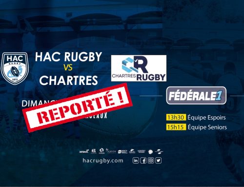 Match du dimanche 21 janvier est annulé